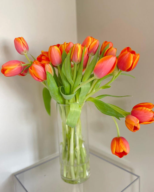 Bright tulip bouquet