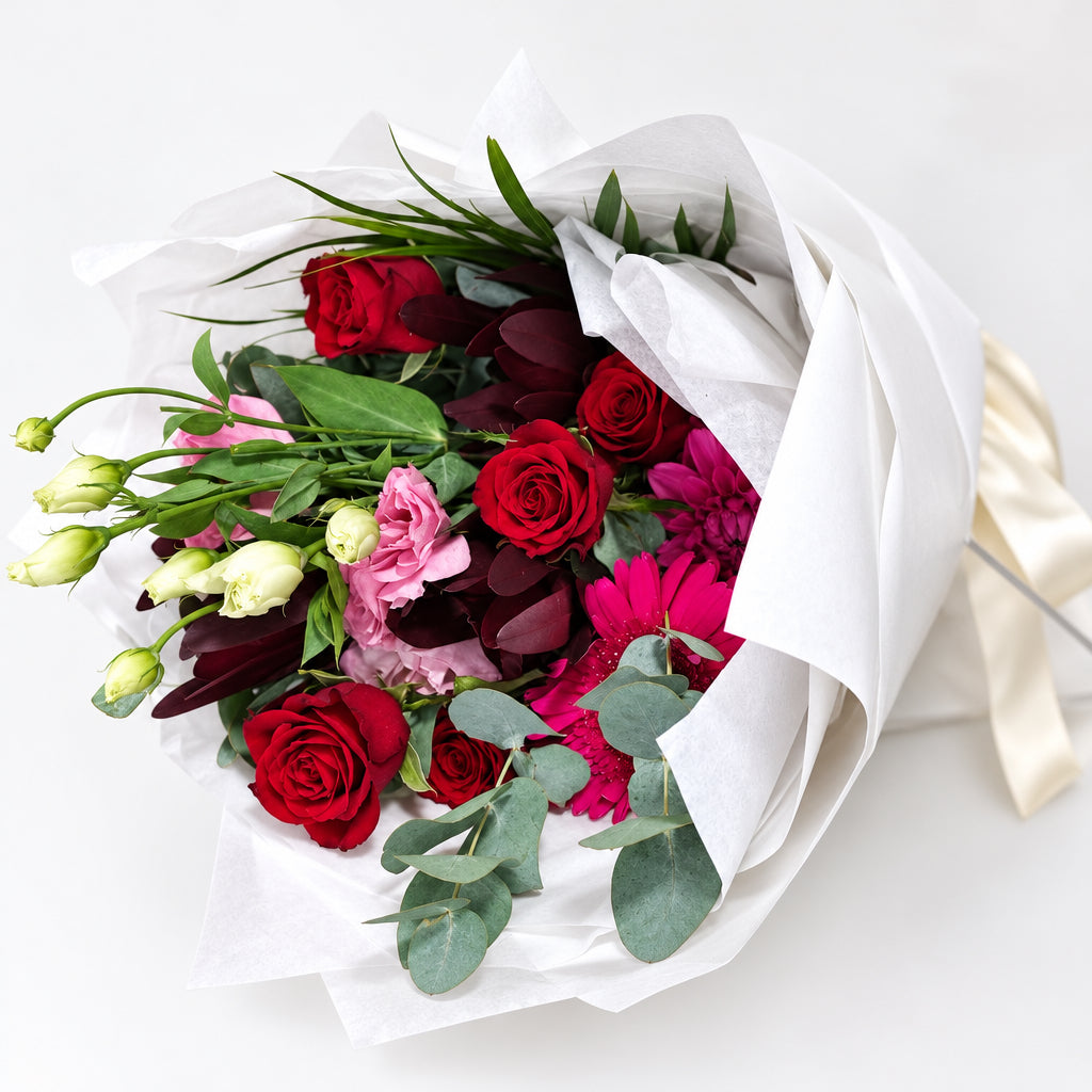 Ruby & Fuchsia Bloom Bouquet