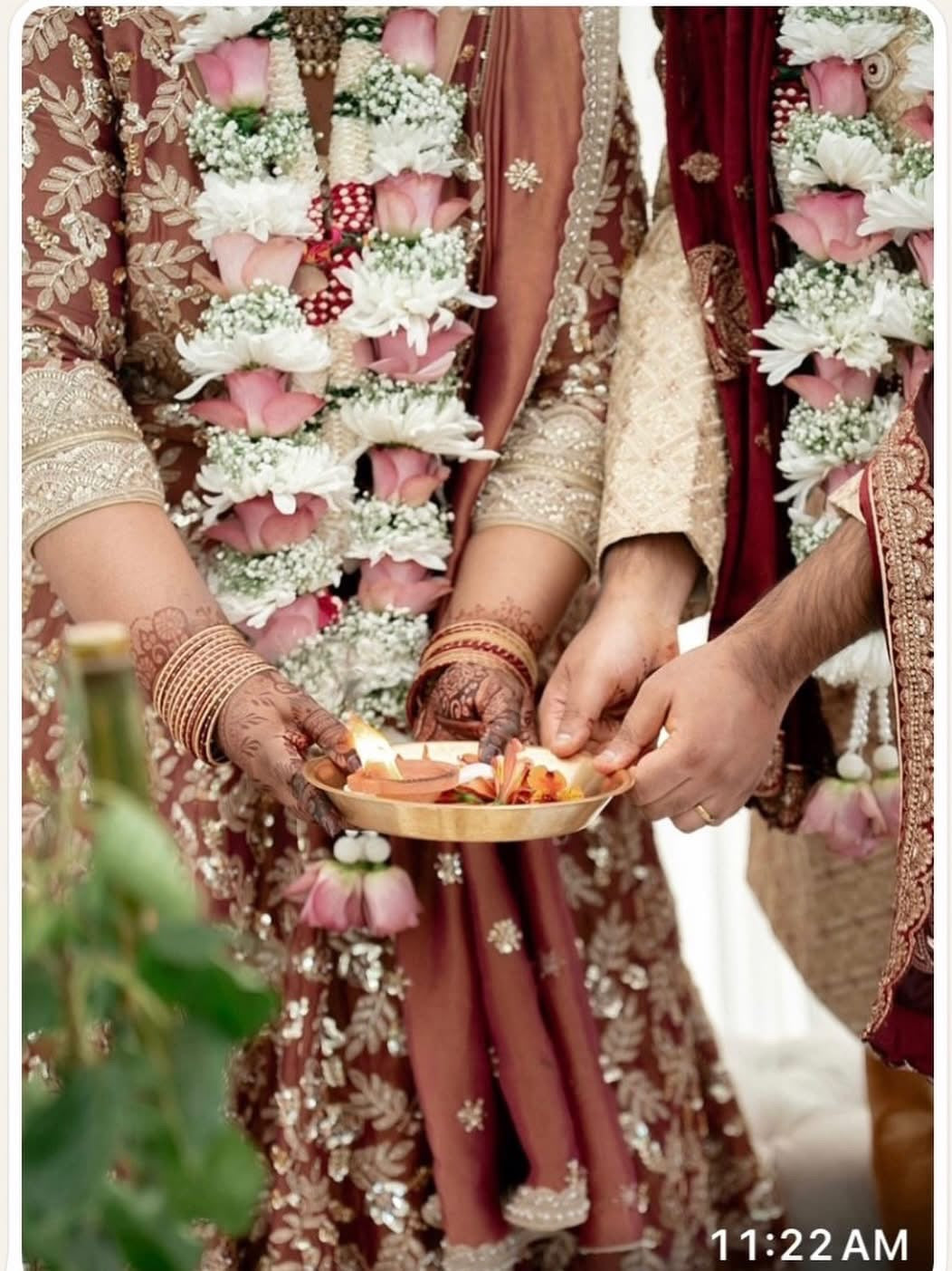 Bespoke Purple rose, White chrysanthemum & White Gypsophila varmala