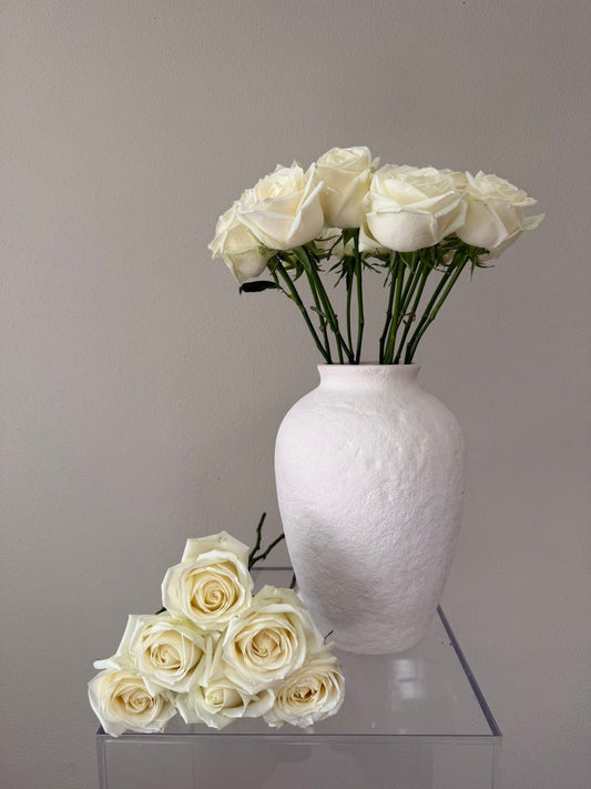 Market Fresh White Roses