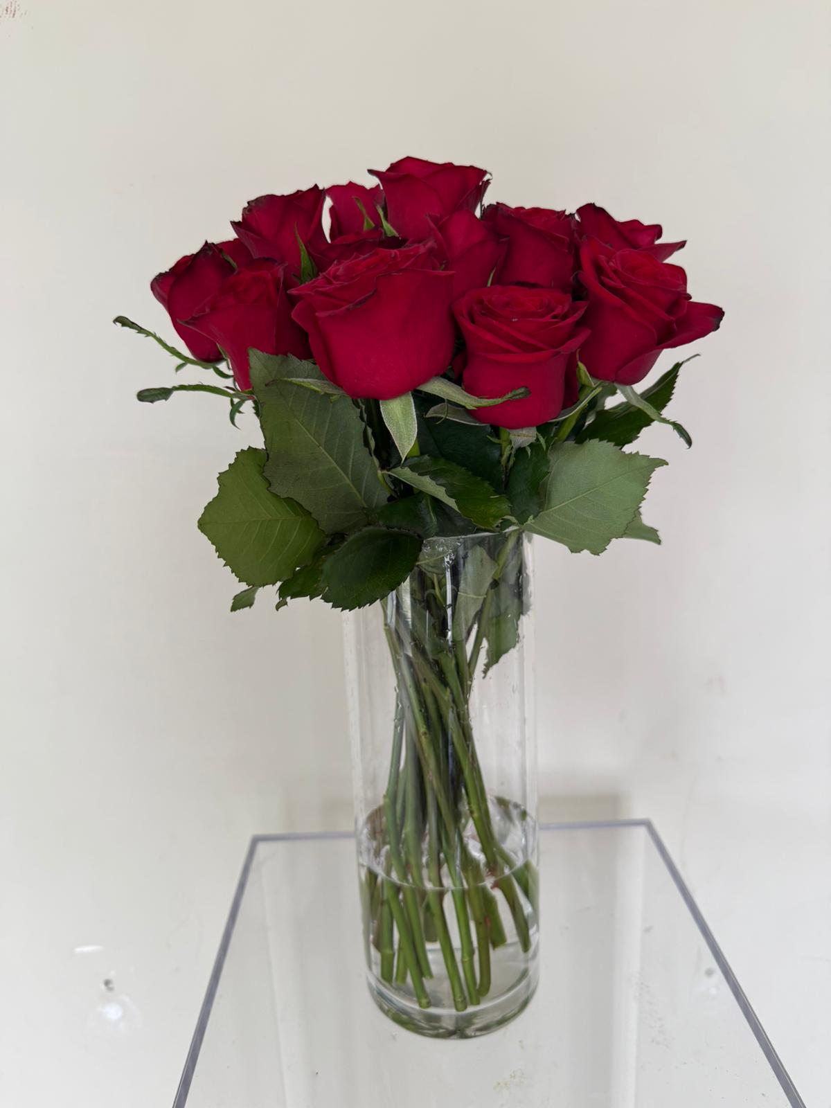 Half Dozen Red Roses