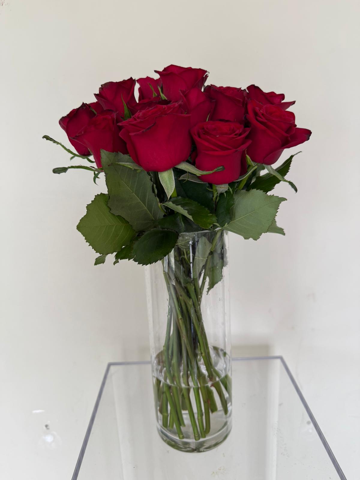 Half Dozen Red Roses